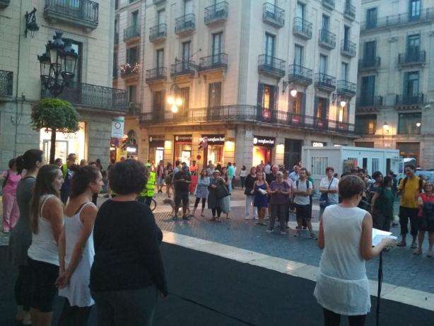 Imatge de la concentració del 17 de setembre de 2018