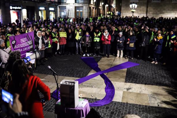 Imatge de la darrera concentració, dilluns 21 de gener