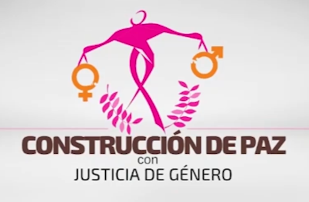 Imatge de la campanya "Construcción de paz con justicia de género"