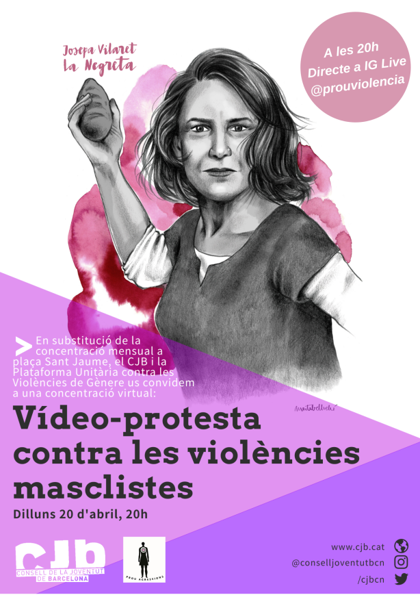 Cartell concentració virtual CJB