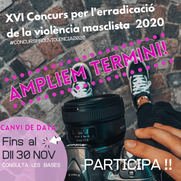 Cartell amb la difusió del concurs