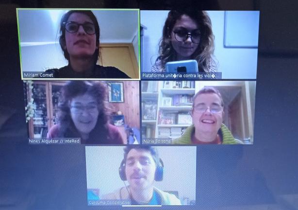 Imatge d'una reunió virtual