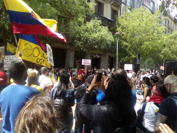 concentració suport colòmbia