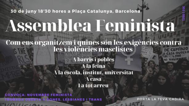 Cartell assemblea feminista