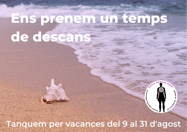 Cartell de tancat per vacances