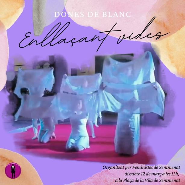 "Enllaçant vides", la nova posada en escena de les Dones de Blanc