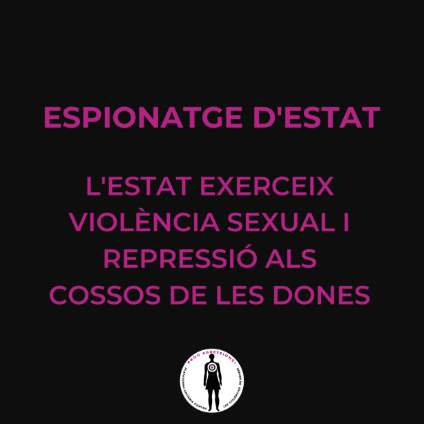 L'Estat exerceix violència sexual i repressió als cossos de les dones
