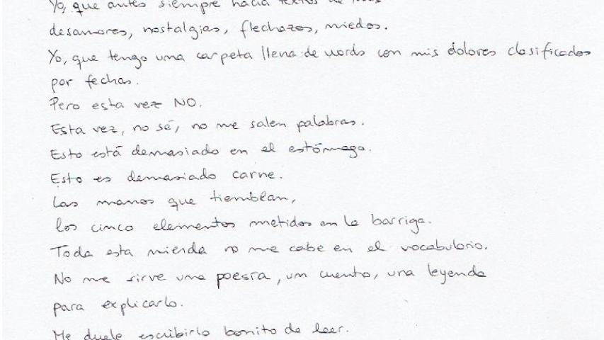 Testimoni de dona supervivent