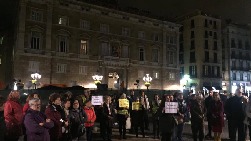 Imatge de la concentració del 19 de novembre