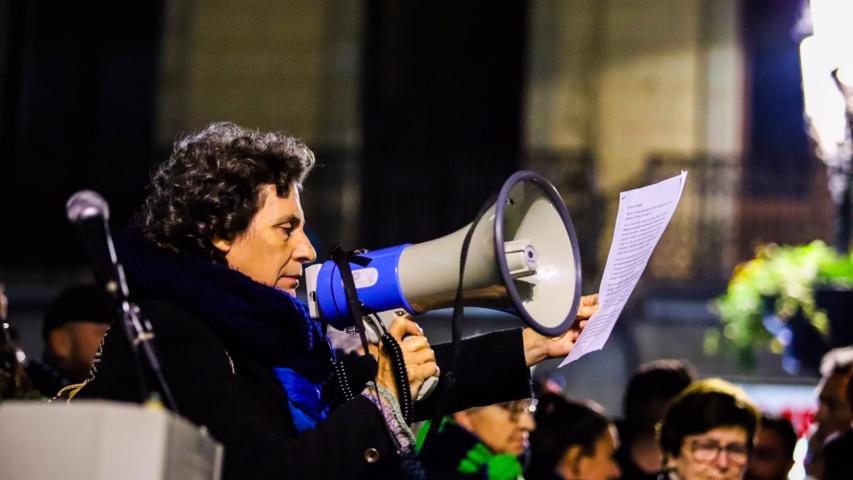 Montserrat Vila, presidenta de la Plataforma Unitària