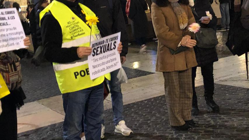 Imatge de la concentració del 16 de desembre de 2019