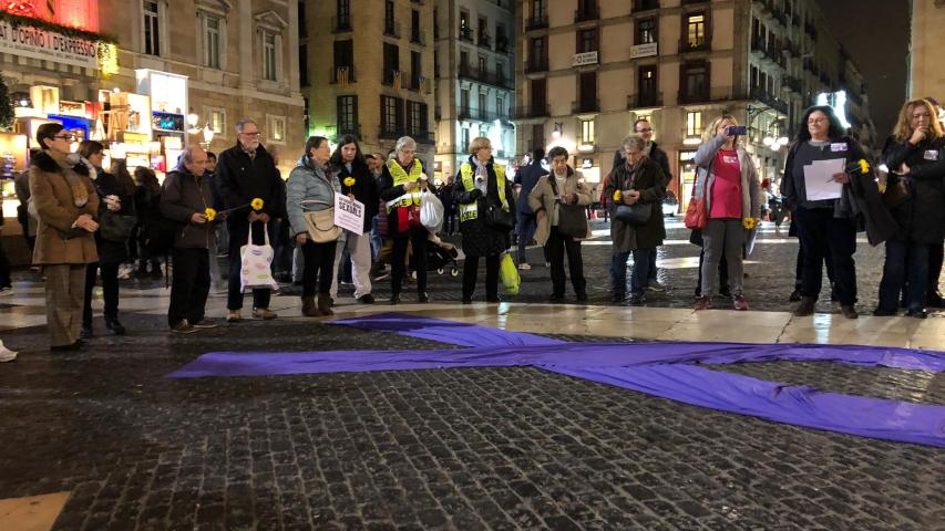 Imatge de la concentració del 16 de desembre de 2019