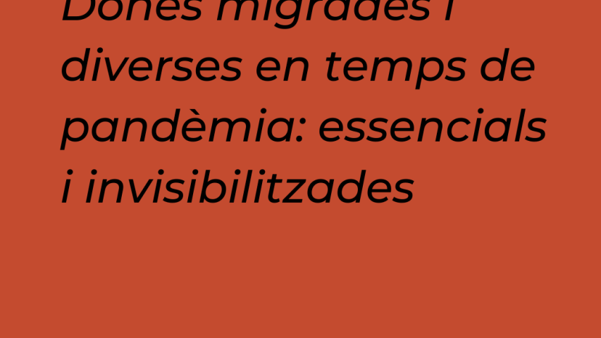 Cartell col·loqui dones migrades i diverses