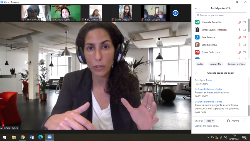 Captura d'una de les formadores