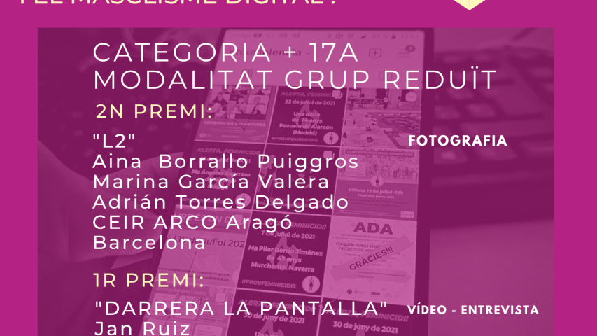 PREMIS_GRUP REDUÏT_+17 ANYS