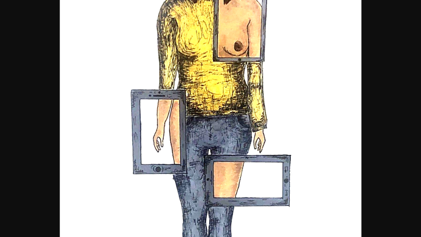 A les xarxes et sents nua. Berta Esteve