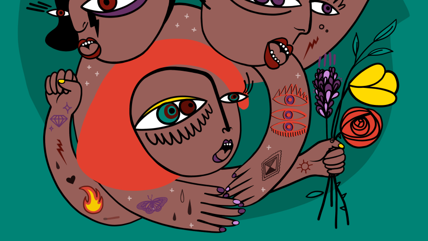 Cartel, conferència, abril