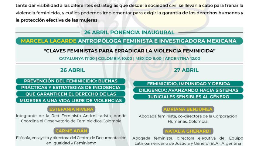 Programa, conferència, abril