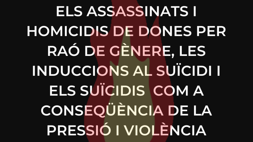 Prou feminicidis!