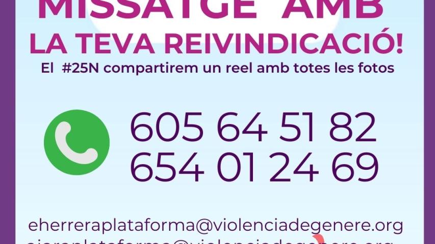 Envia'ns el missatge i imatge