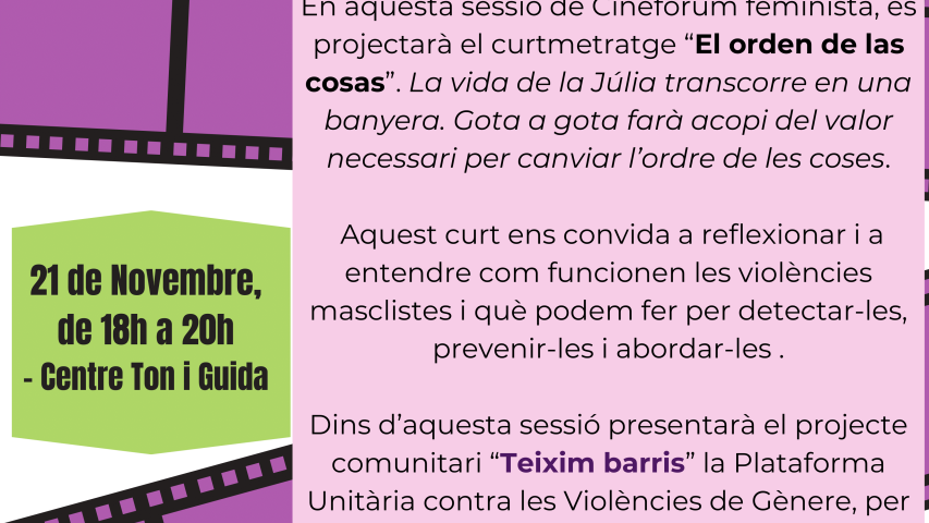 Novembre contra les violències masclistes