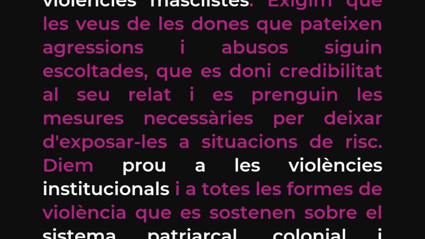 Prou feminicidis i violència vicària!